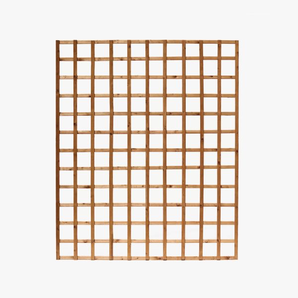 Square Wood Garden Trellis 12 x 12