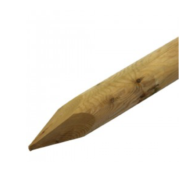 Pressure-Treated Palisade Pointed Fence Posts